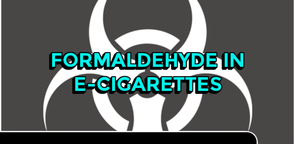 Formaldehyde In ECigarettes The Latest Data