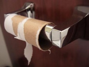 excessive toilet paper use