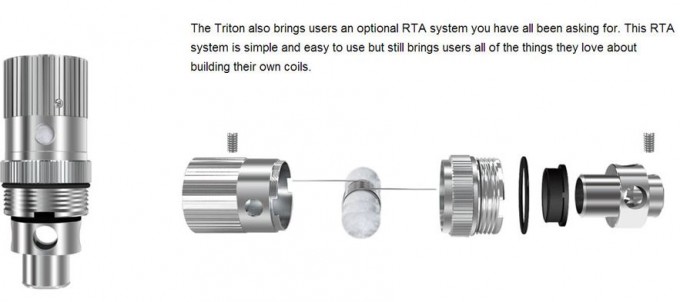 aspire triton rta system