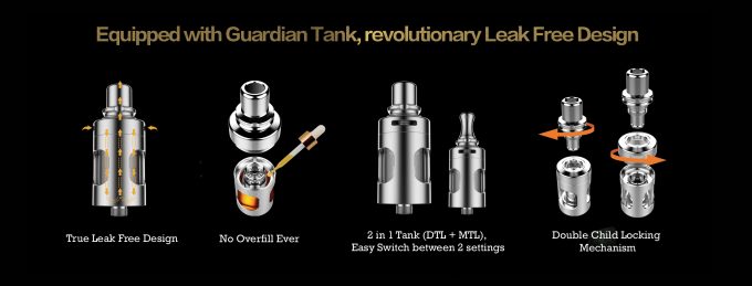 The Vaporesso Mini Target Kit: Guardian tank official