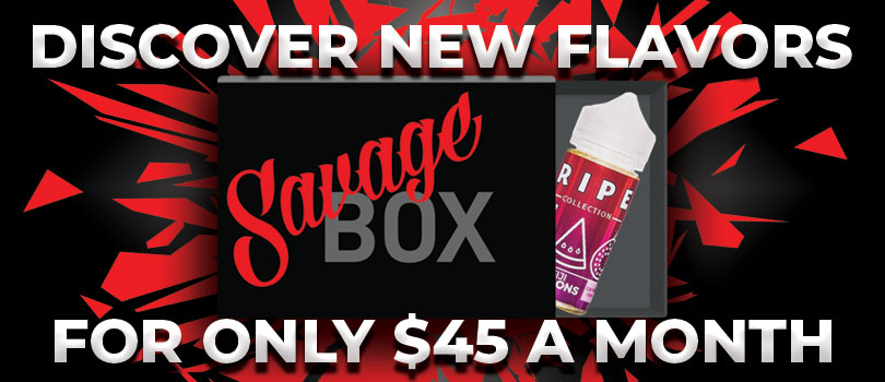 Savage Box E-Liquid Subscription Promotion