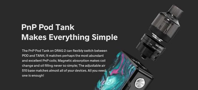 VOOPOO Drag 2 Refresh Edition Pod Tank