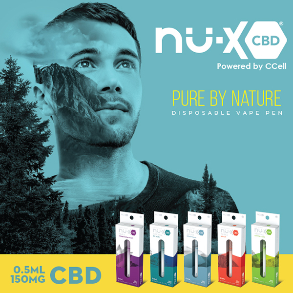 nu-x cbd disposable vape pen promotion