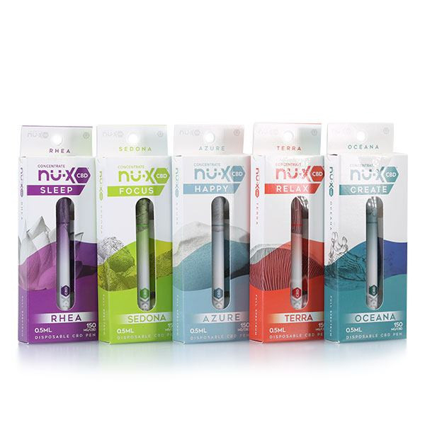 nu-x cbd disposable vape pen