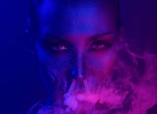 blowing vapor
