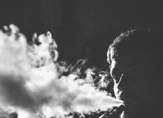 blowing vapor distorted