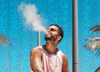 skateboarder vaping