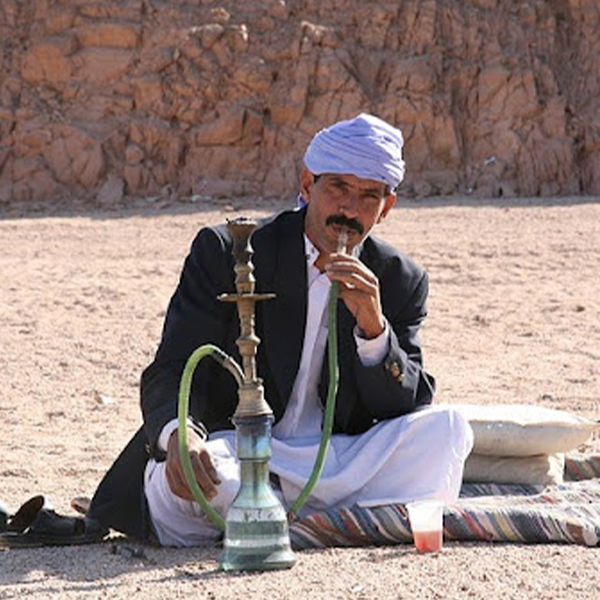 beach hookah smoking