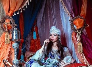 smoking hookah