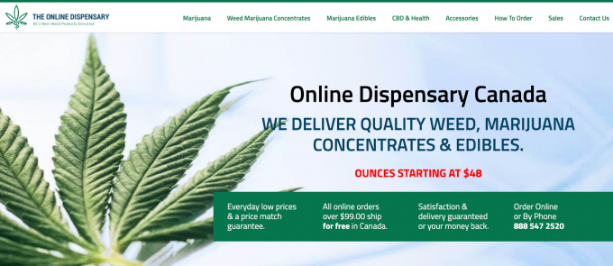 the online dispensary canada