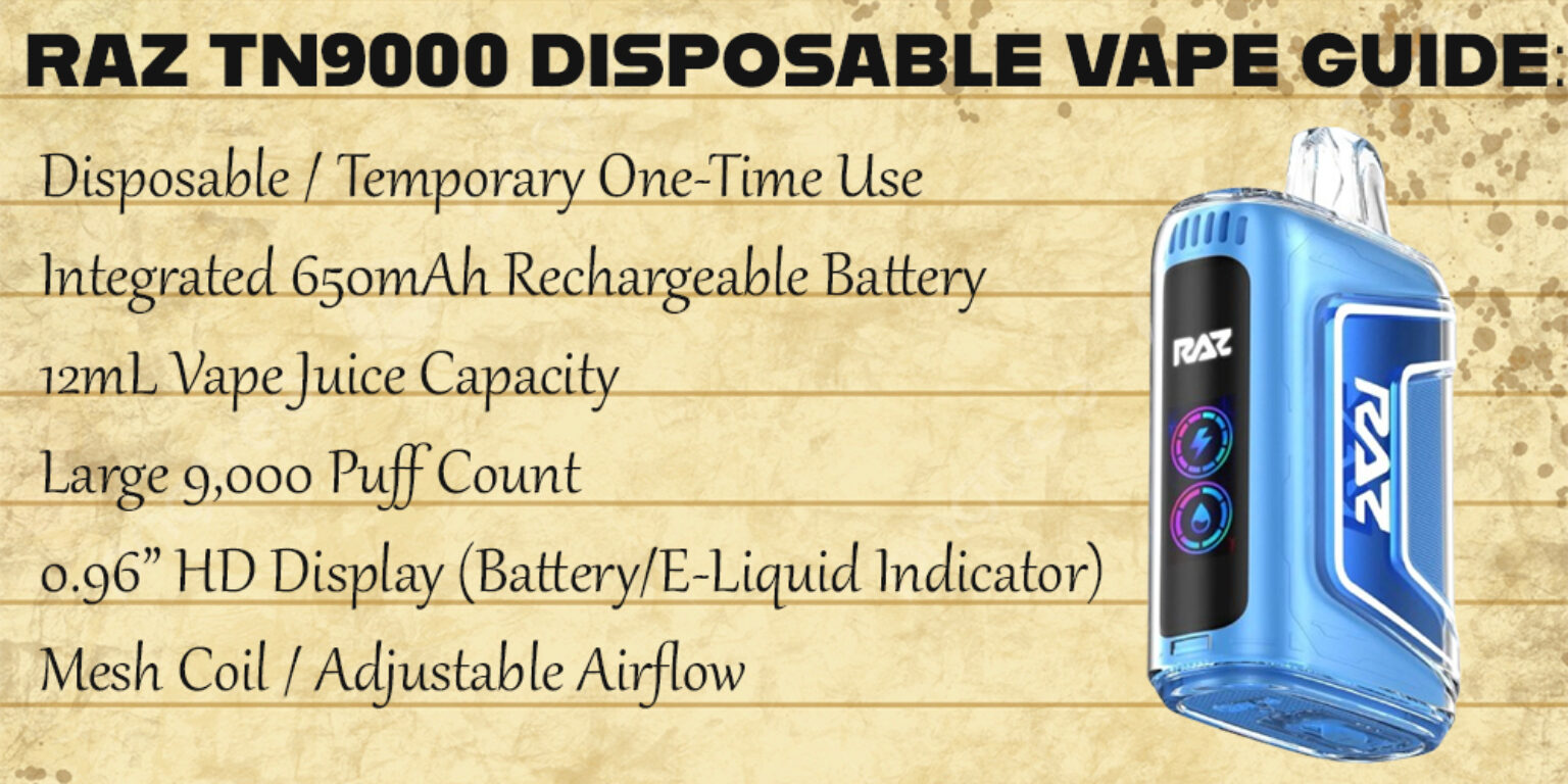 Raz tn9000 disposable vape guide guide to vaping