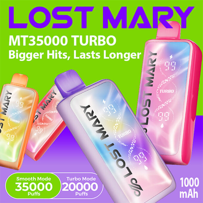 Lost Mary MT35000 Turbo Features