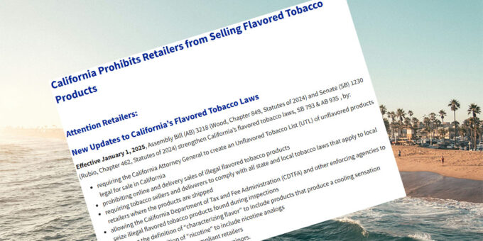 California Vaping Ban