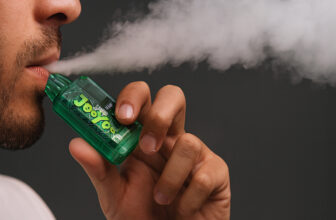 Man Using JooYoo Vape