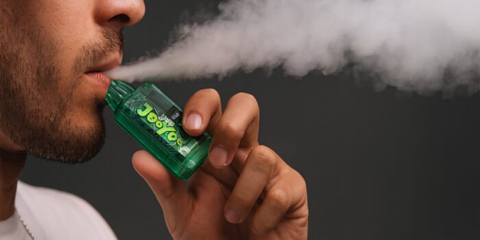Man Using JooYoo Vape