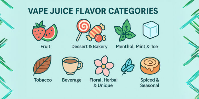Vape Juice Flavor Categories