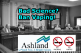 Public Vaping Ban: Ashland Falls To Bad Science