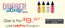 60ML Dinner Lady E-Liquid $9.97