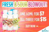 EJUICE BLOWOUT – Fresh & Sour Ejuice 60ML | $7.00