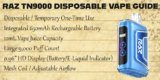 Raz TN9000 Disposable Vape Guide