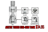 Arctic Turbo Sub-Ohm Tank – 34.95