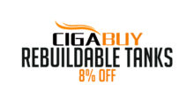 CigaBuy 8% OFF on Rebuildable Tank Products
