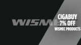 CigaBuy 7% Coupon Sale For Wismec Brand Products