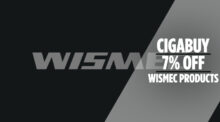 CigaBuy 7% Coupon Sale For Wismec Brand Products