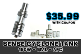 NEW: Sense 150W Cyclone Tank – $35.99