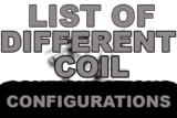 List of Different RDA Coil Configurations
