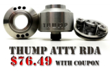 Stealth: Thump Atty RDA – $76.49 With Coupon