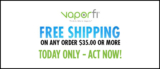 VaporFi FREE Shipping Sale Today Only