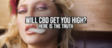 Will CBD Get You High? Here Is The Truth